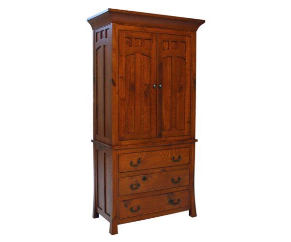 Bridgeport Mission 3 Drawer Armoire