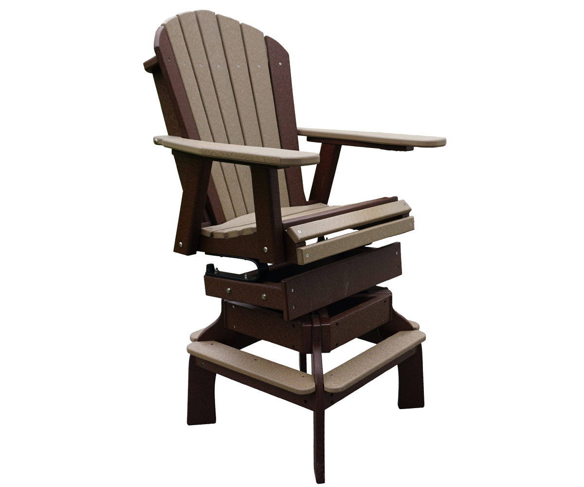 Adirondack Swivel Chair With Spring - Bar Height