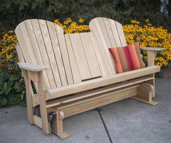 5' Double Adirondack Glider